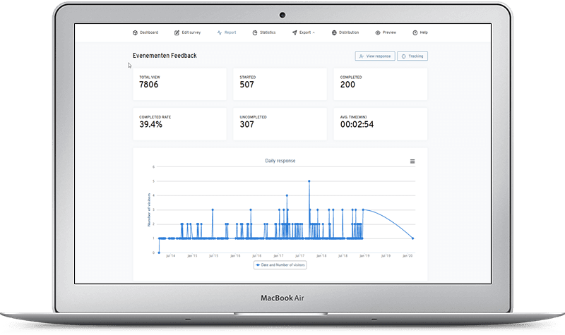 Enquete online survey preview