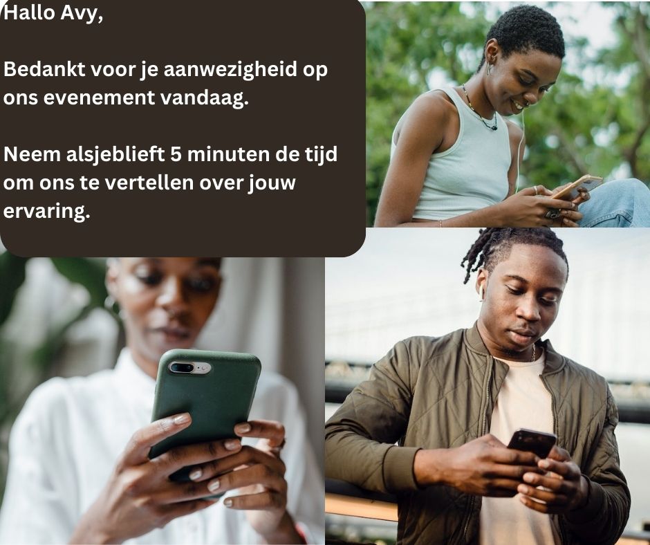 Responspercentage van evenementenenqu&ecirc;tes