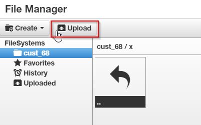 survey image upload button