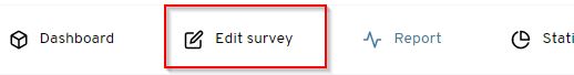 Edit survey