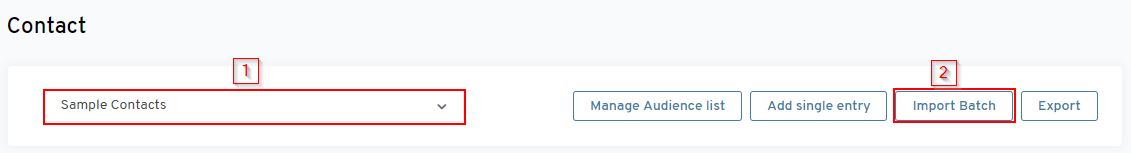 Select audience group for your online survey