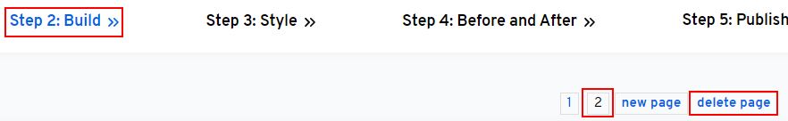 Delete a survey page