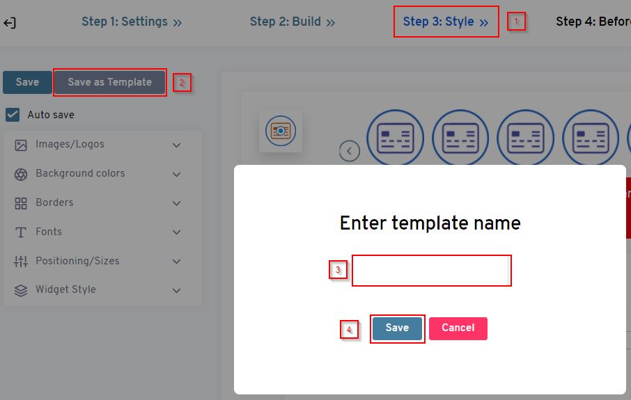 Save theme as template