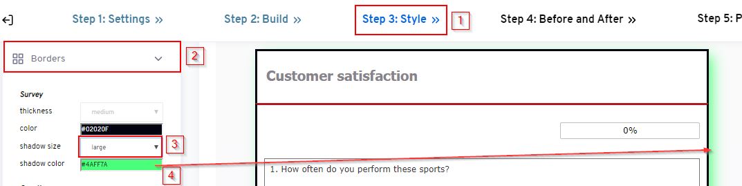 online survey border