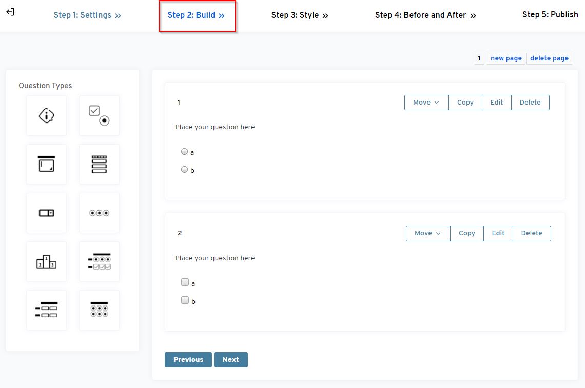 How do i add questions to my survey