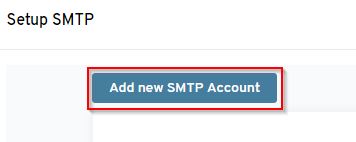 Add an SMTP account to your enquete